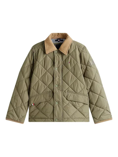 Tommy Hilfiger Junior diamond-quilted jacket
