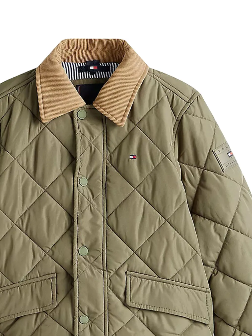 Tommy Hilfiger Junior diamond-quilted jacket | Boys Padded Jackets | Image 2