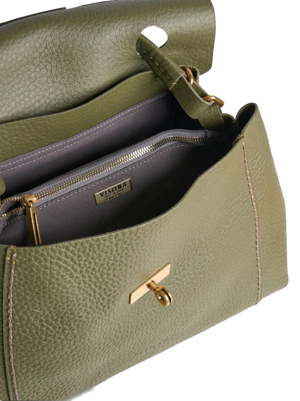 Visonà Viola Shoulder Bag In Green