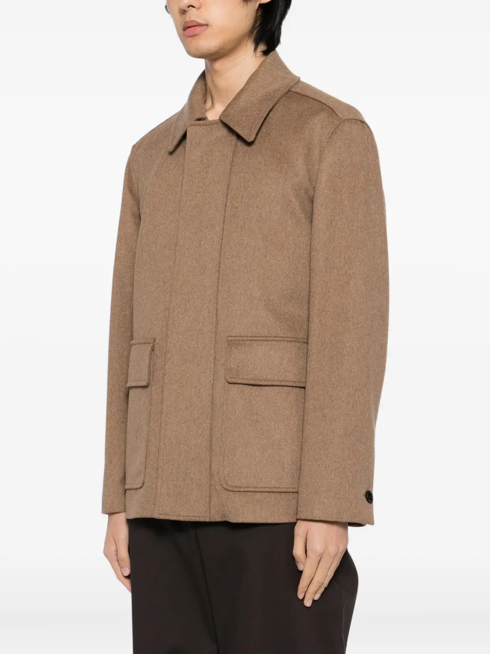 Lardini Wollen jack Bruin