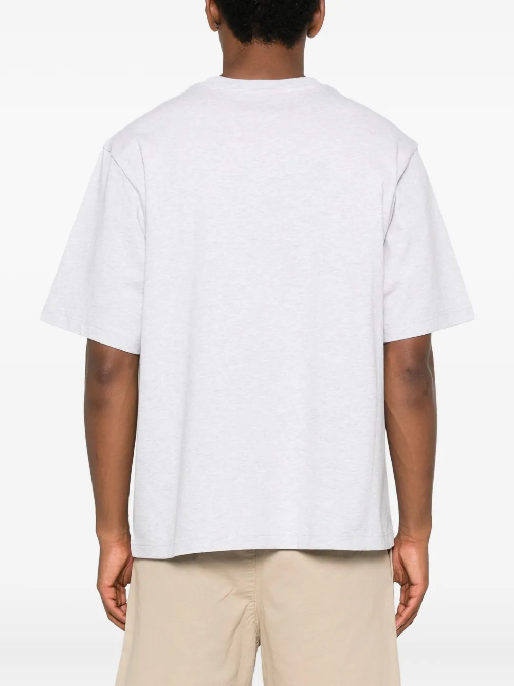 Casablanca Logo Crew Neck T-shirt In White