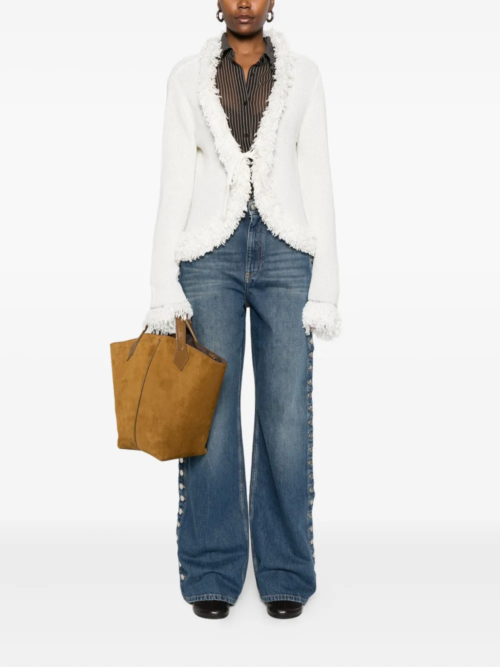 Stella McCartney button-detailed jeans - Blauw