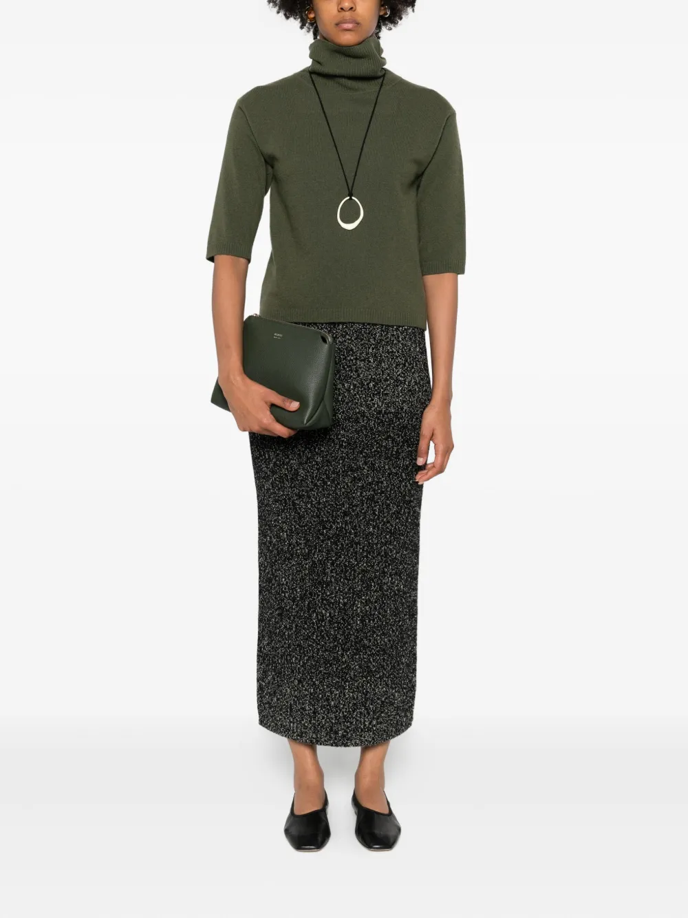 Daniele Fiesoli turtleneck half-sleeve sweater | Knitted Sweaters | Image 2