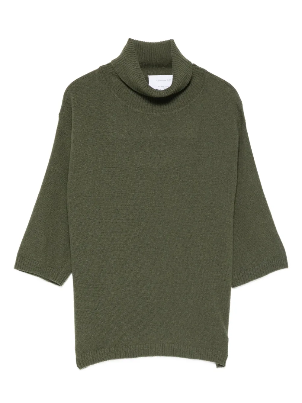 Daniele Fiesoli turtleneck half-sleeve sweater | Green | Image 1