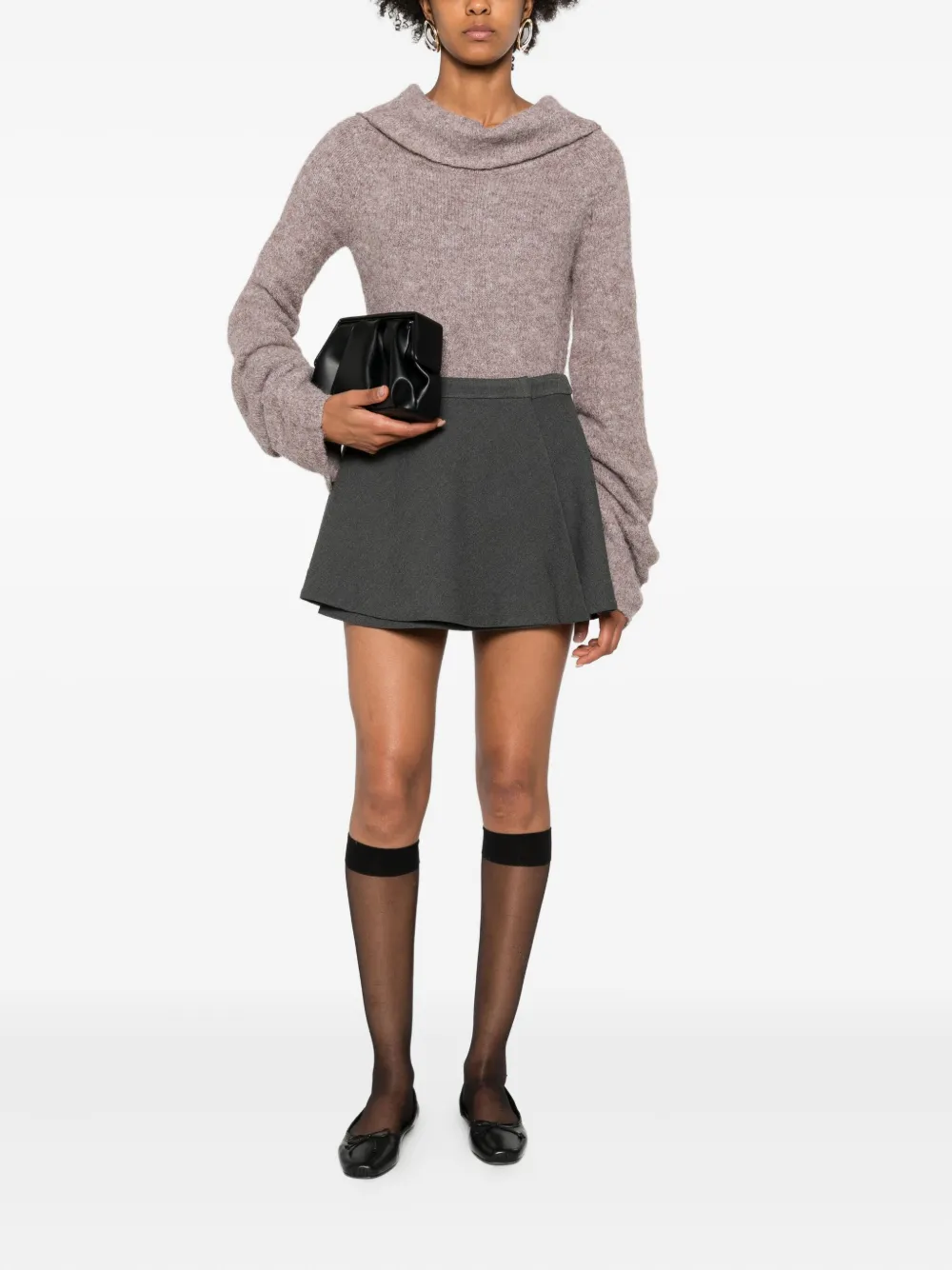 Eleh turtleneck wide-sleeve sweater | Knitted Sweaters | Image 2