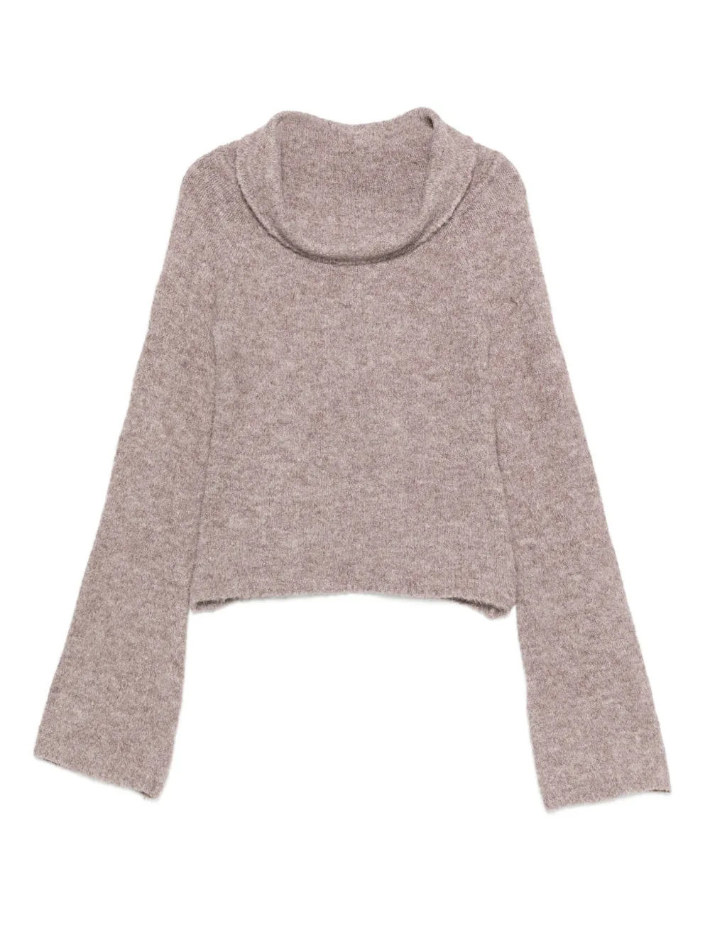 Eleh turtleneck wide-sleeve sweater | Brown | Image 1