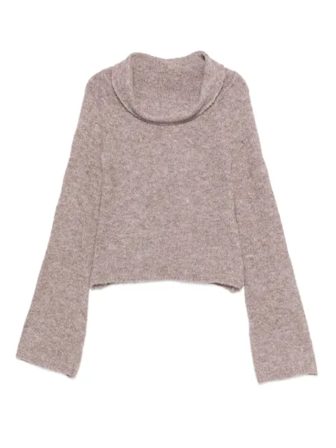 Eleh turtleneck wide-sleeve sweater 