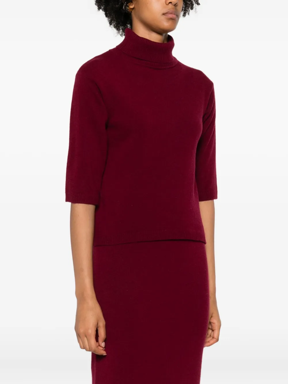 Daniele Fiesoli Turtleneck Sweater In Red