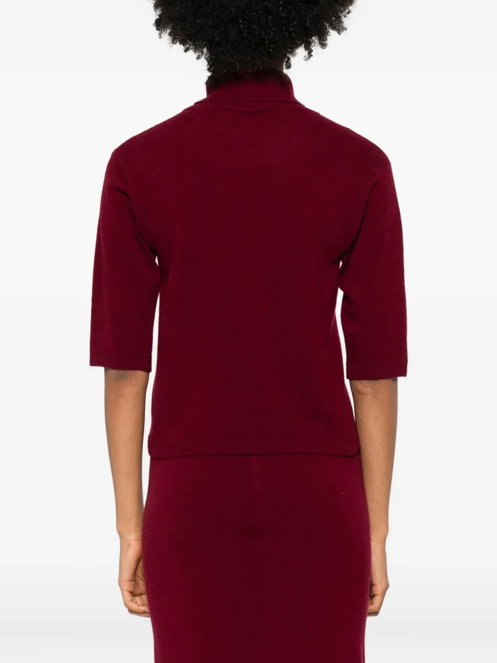 Daniele Fiesoli Turtleneck Sweater In Red