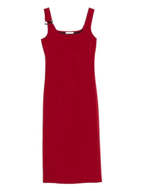 Patrizia Pepe buckle-detail fitted dress