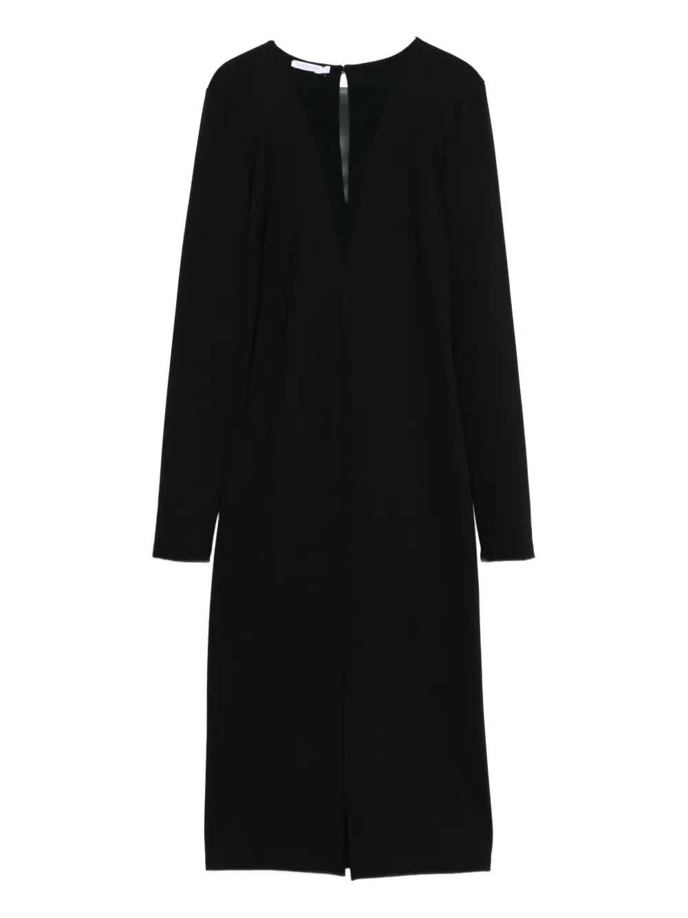 Patrizia Pepe double-breasted panelled dress - Nero