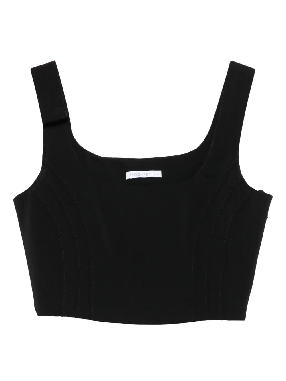 Patrizia Pepe seam-detail top | Black | Image 1
