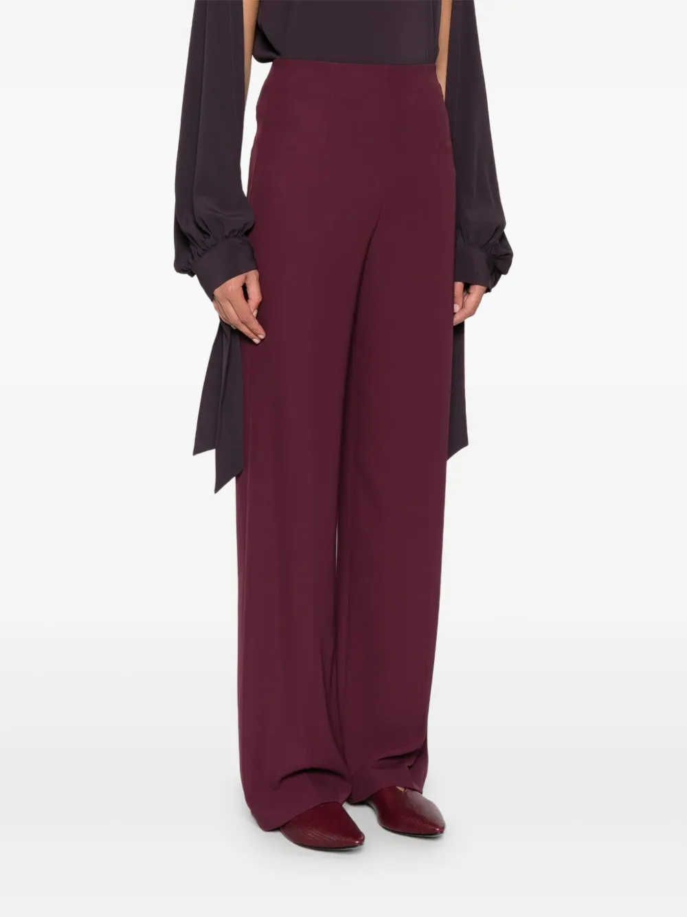 Patrizia Pepe High waist broek Paars