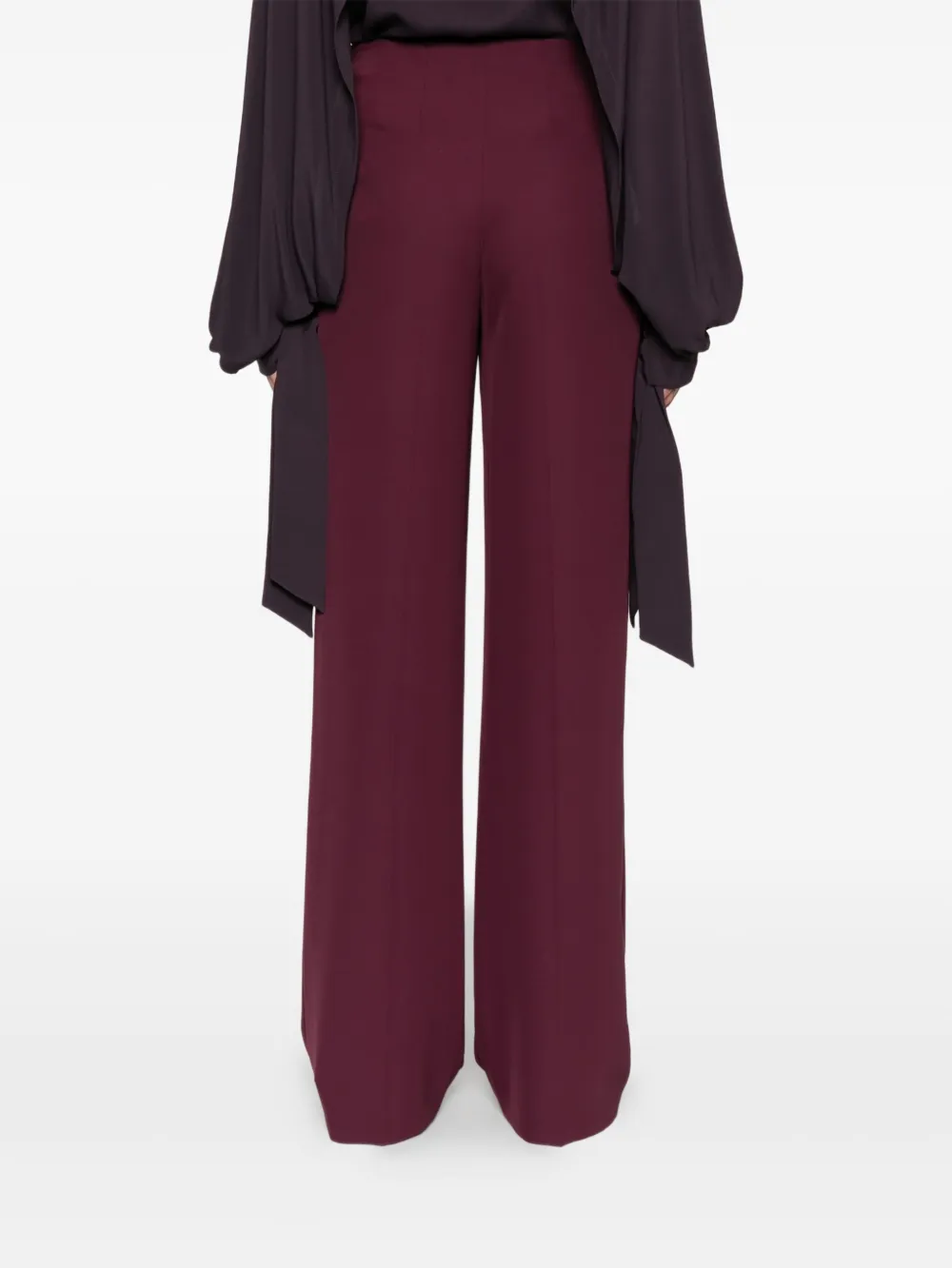 Patrizia Pepe High waist broek Paars