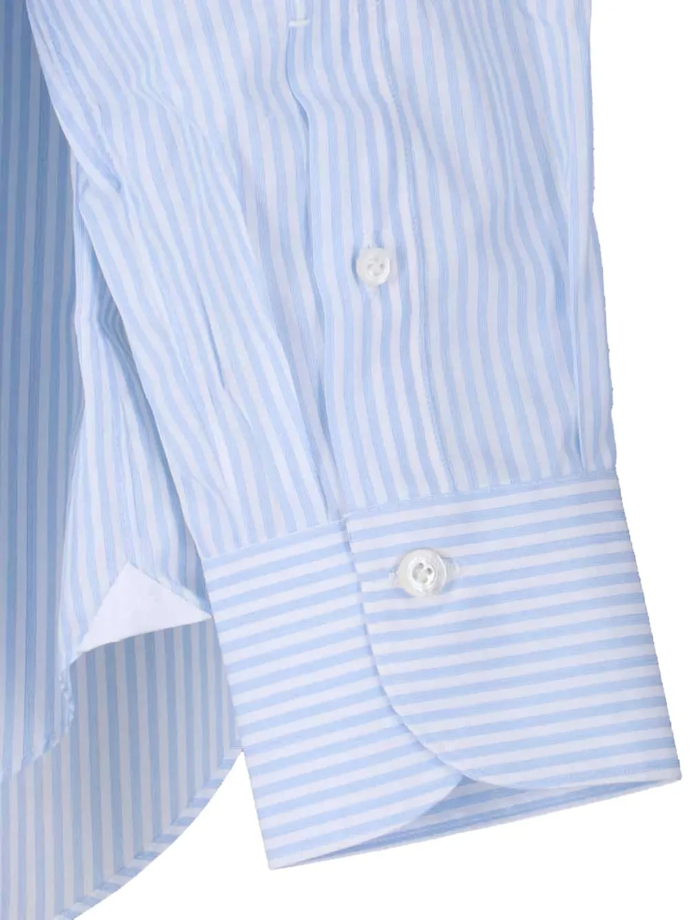 Finamore 1925 Napoli Striped-pattern Shirt In Blue