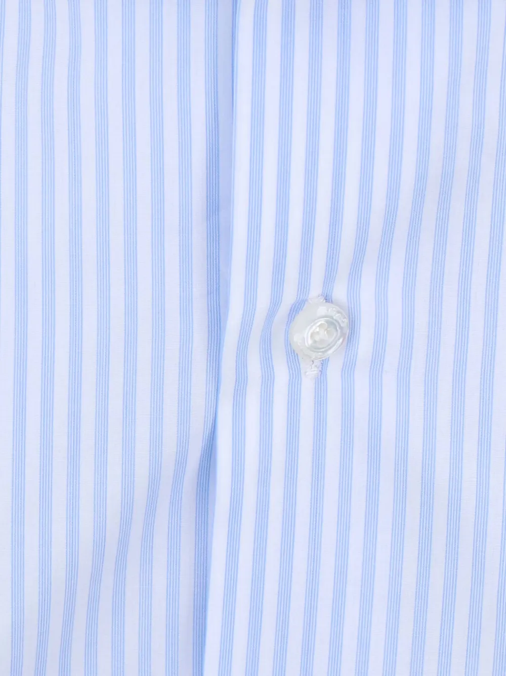 Finamore 1925 Napoli Striped-pattern Shirt In Blue