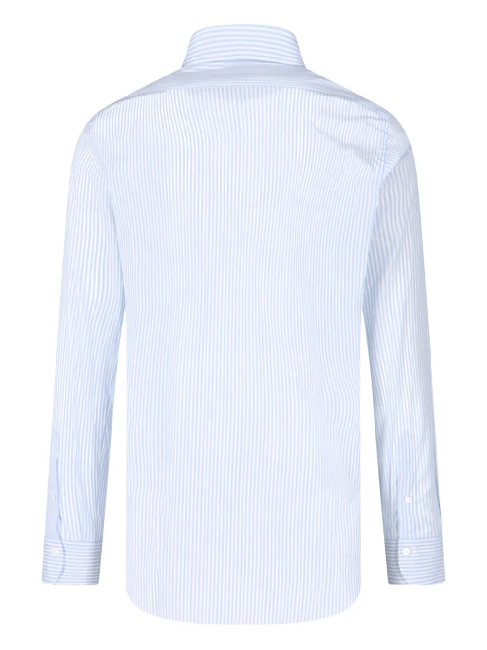 Finamore 1925 Napoli striped-pattern shirt - Blauw