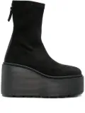 Vic Matie 100mm Stripy platform boots - Black