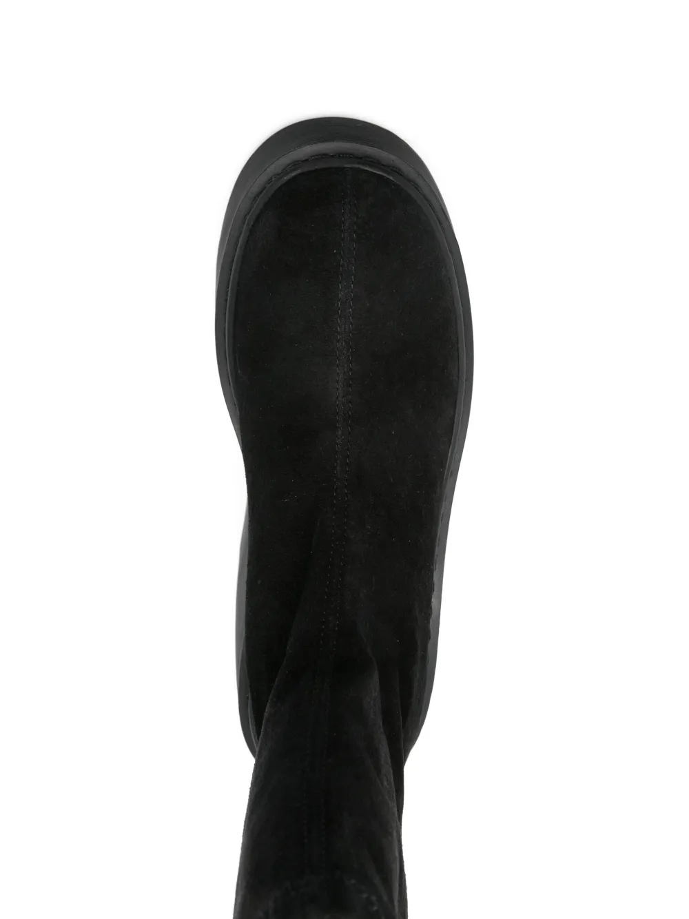 Vic Matie 100mm Stripy platform boots Black