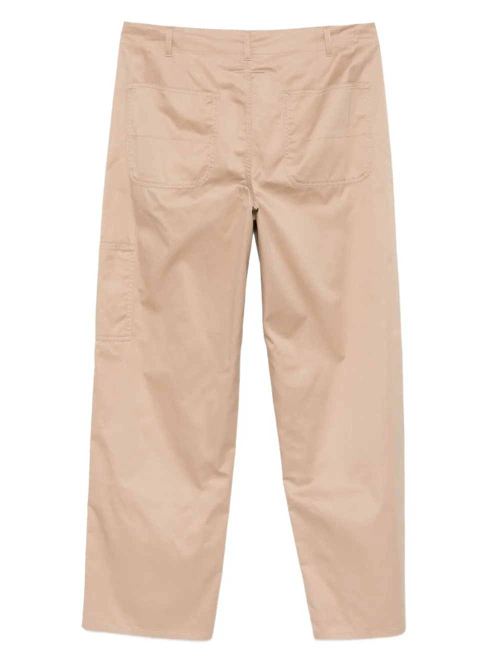 MM6 Maison Margiela Calça com logo pespontado | Calça cenoura | Image 2