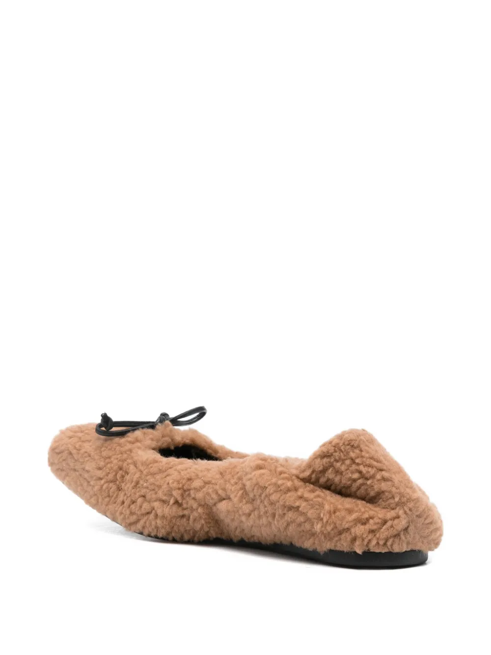 Vic Matie Bow-detail Flat In Neutral