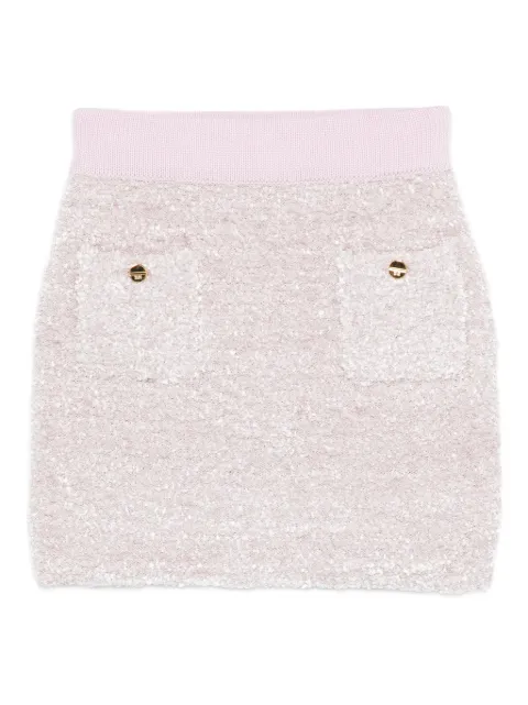 Elisabetta Franchi La Mia Bambina Bouclé-Rock