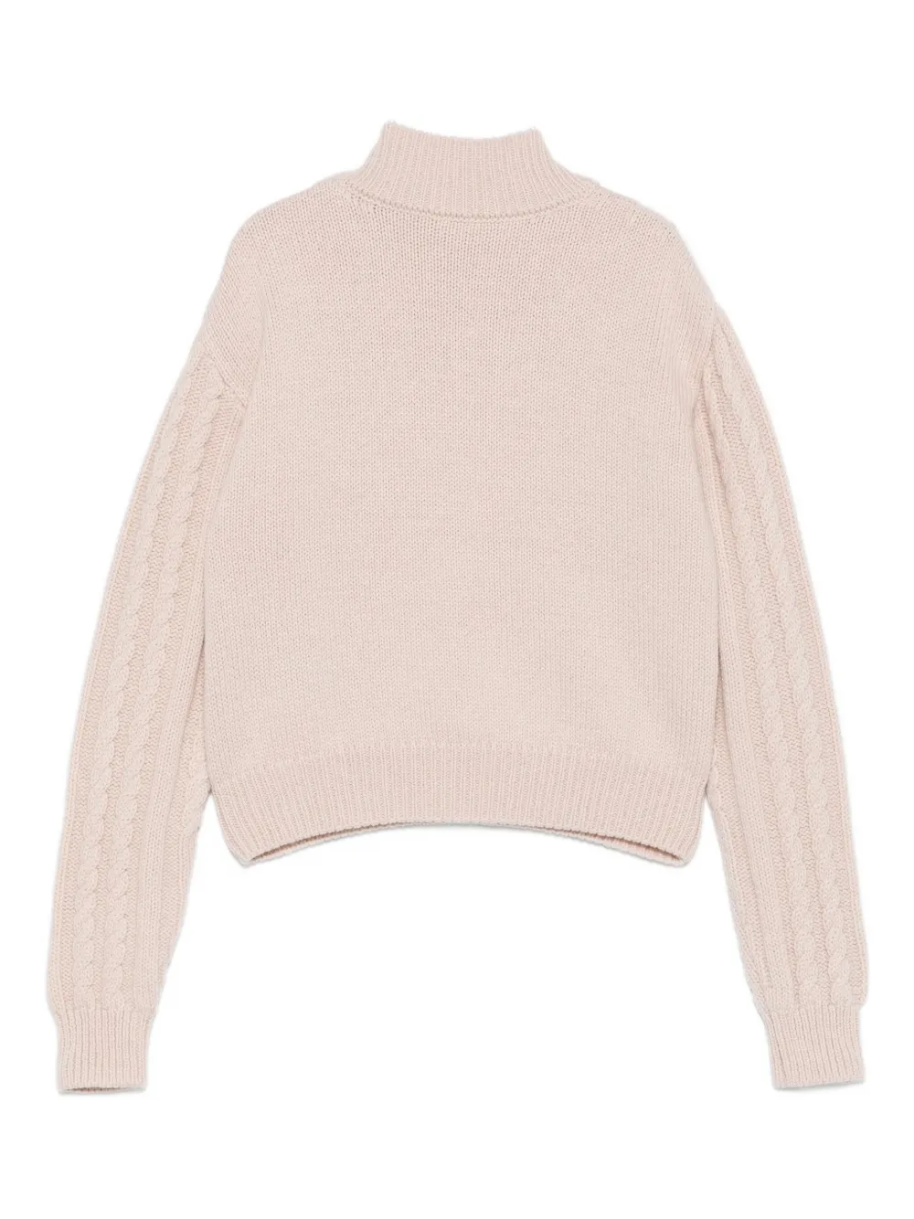 Elisabetta Franchi La Mia Bambina cable-knit logo sweater | Girls Jumpers & Knitwear | Image 2