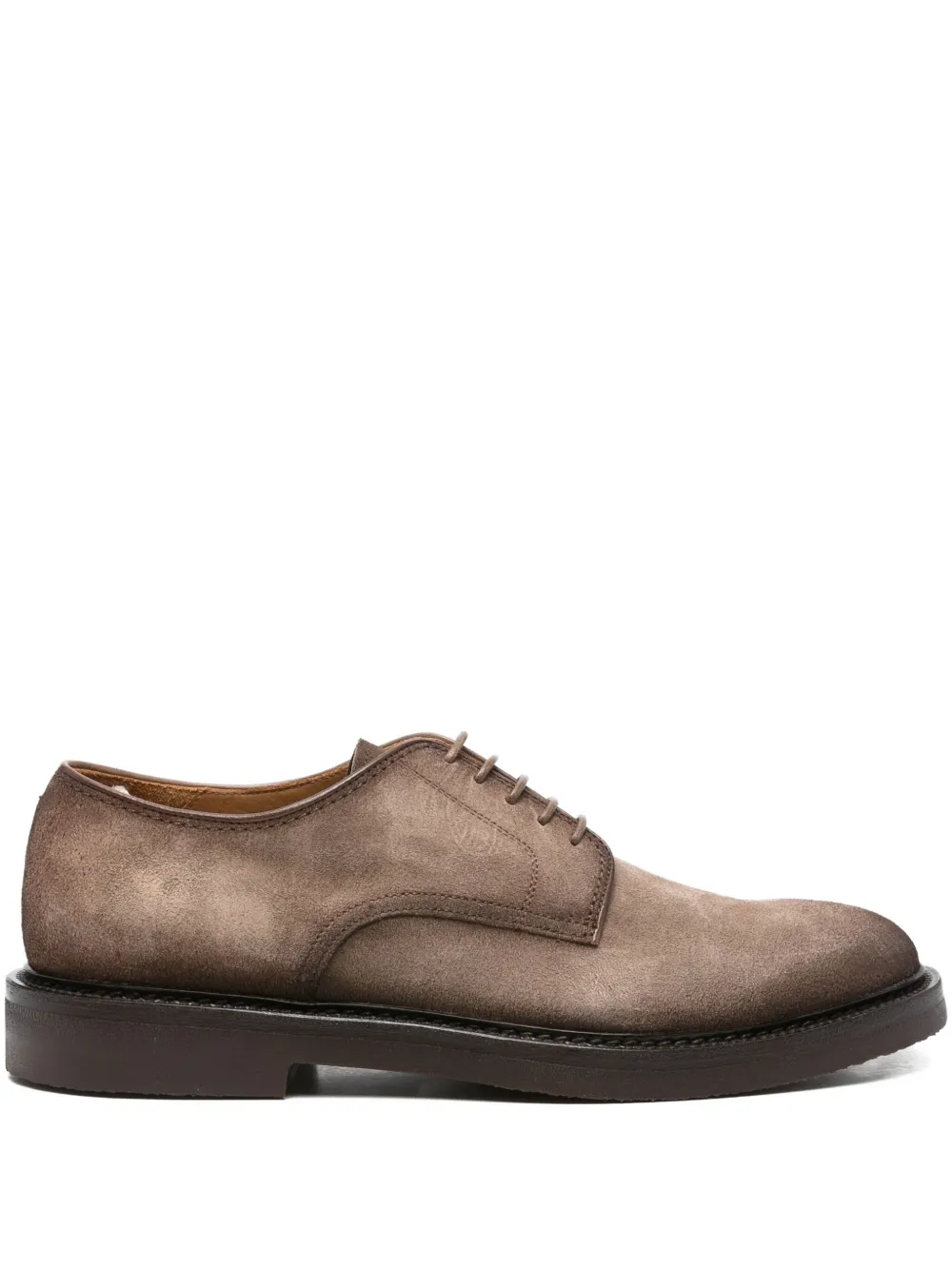 Officine Creative Suède derby schoenen Beige