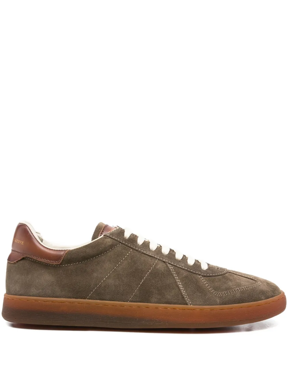 Officine Creative suede leather sneakers Brown