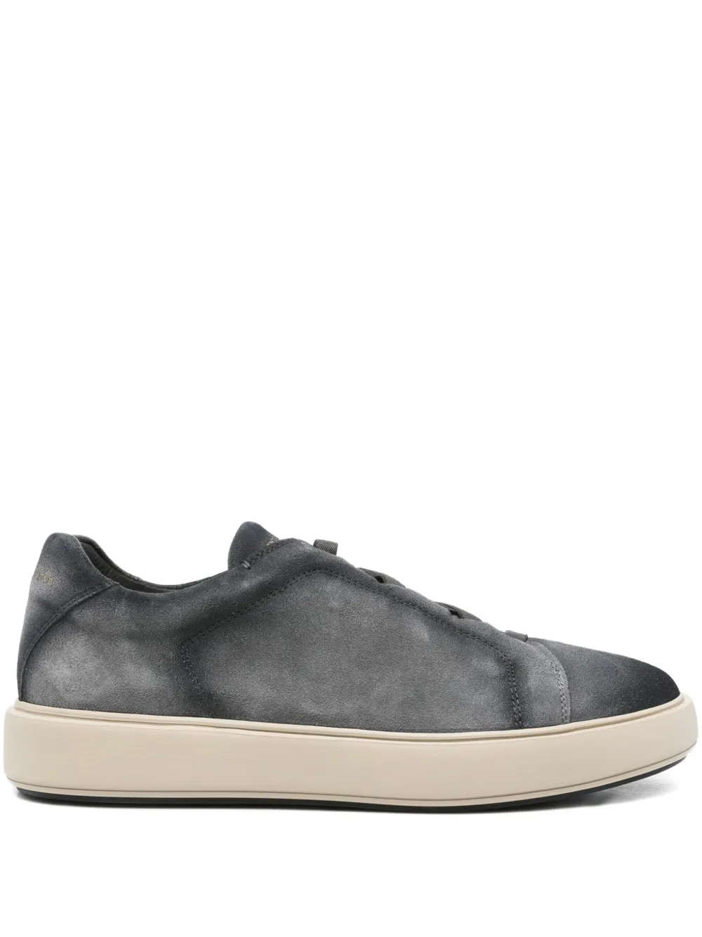Officine Creative lace-up suede sneakers Grey