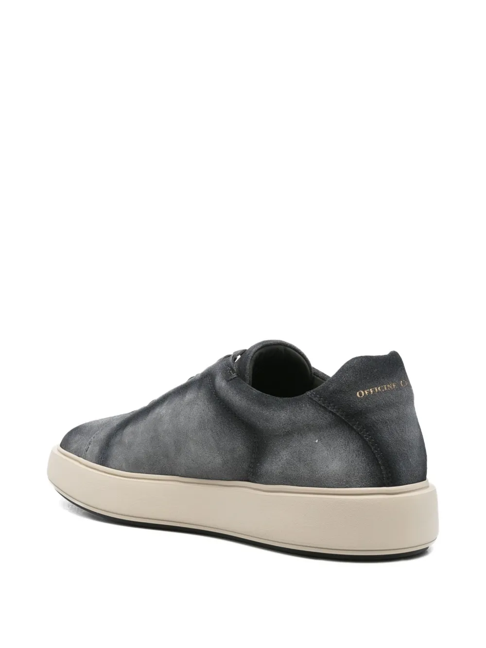 Officine Creative lace-up suede sneakers Grey