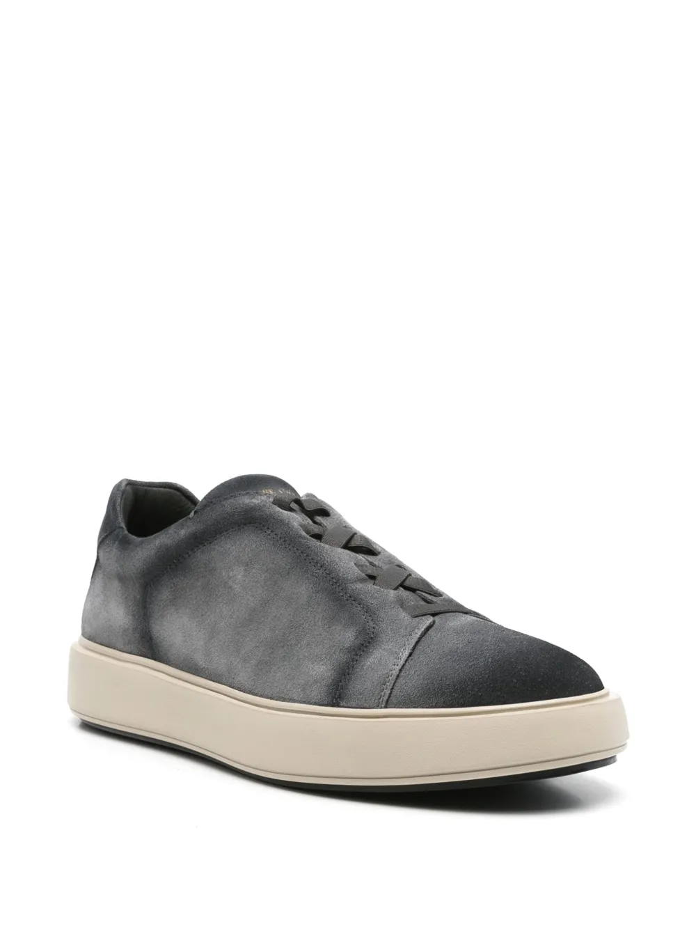 Officine Creative lace-up suede sneakers Grey