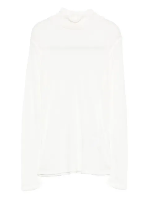 Elisabetta Franchi La Mia Bambina top manga larga con cuello de tortuga