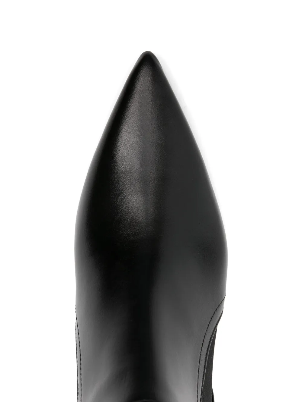 Anna F Pointed-toe Boots In Black
