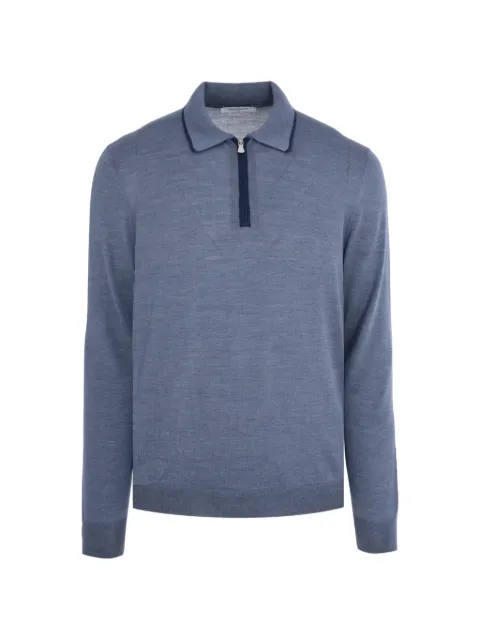 Gran Sasso Tennis zip-fastening polo shirt