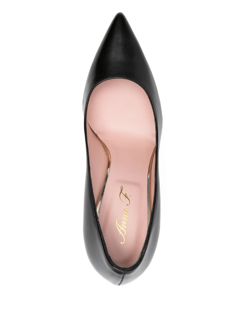 Anna F. Pumps met puntige neus Zwart