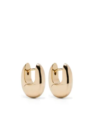 Tom Wood Small Frame Square Hoop Earrings | Gold | FARFETCH CA