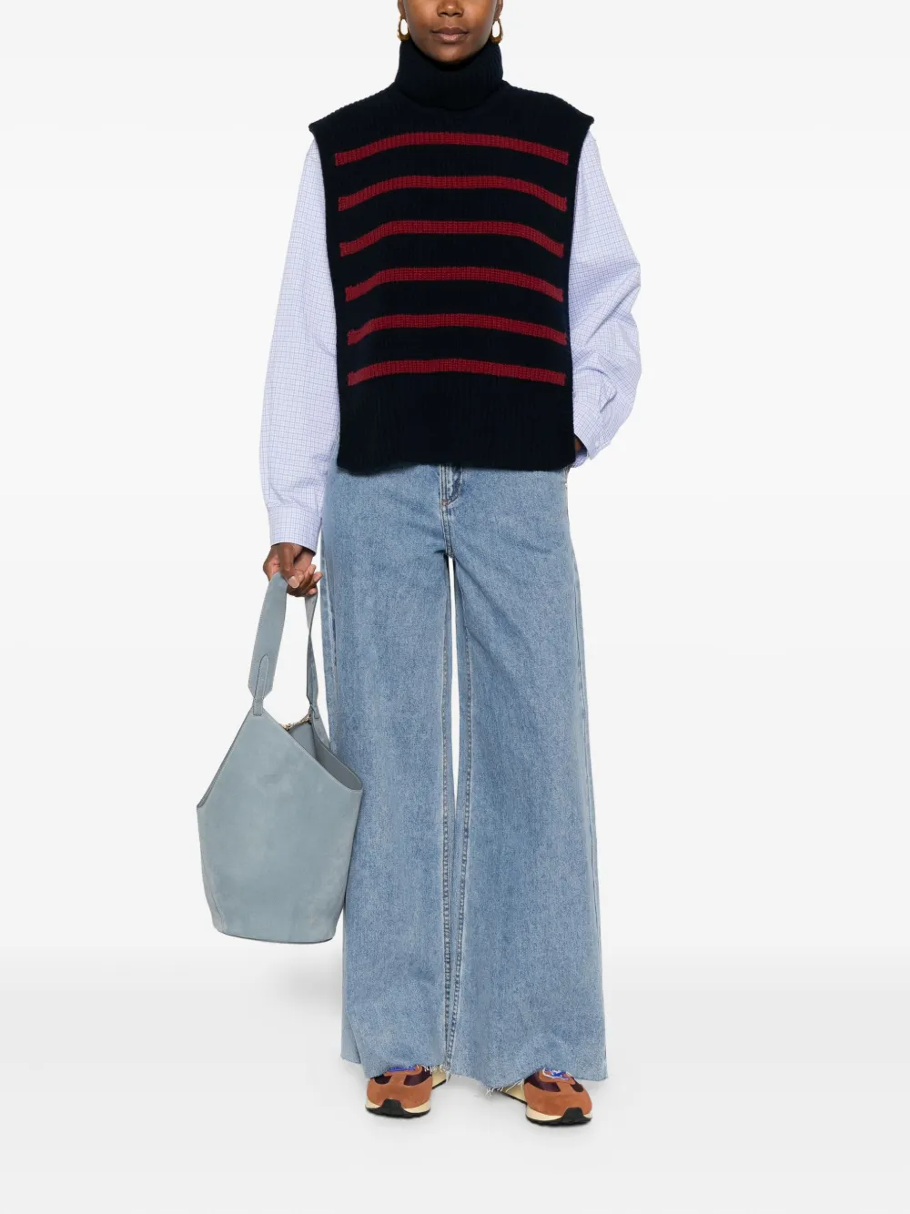 DAVANTINO Gestreifter Rollkragenpullunder | Tops & Tanktops | Image 2