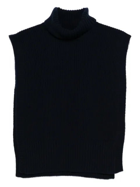 DAVANTINO turtleneck sleeveless vest 