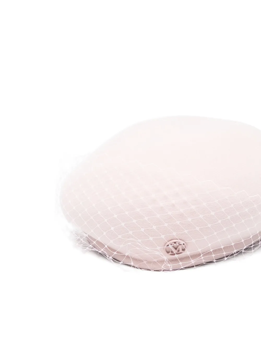 Maison Michel Bonnie Veil Beret Hat In Pink