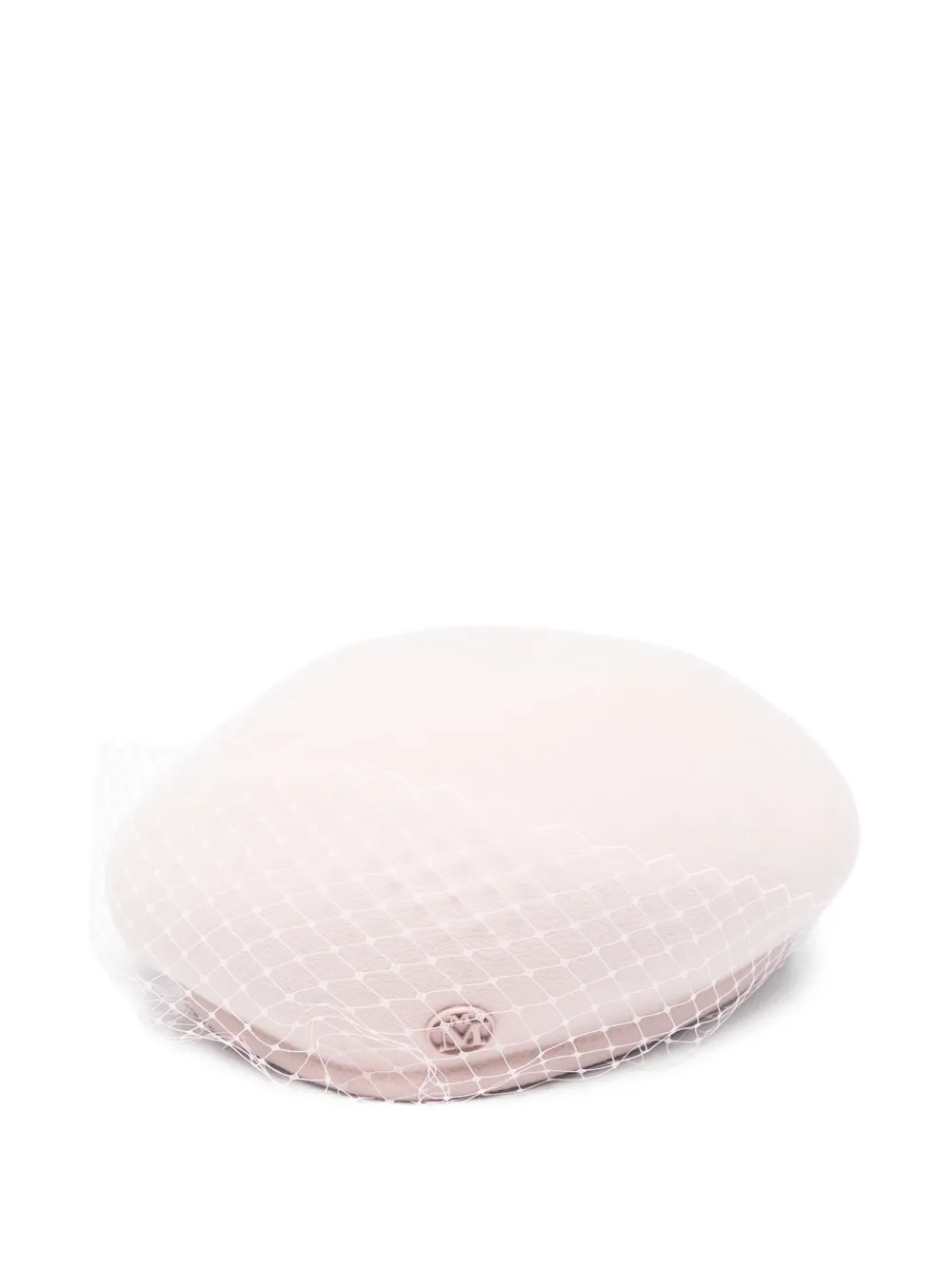 Maison Michel Bonnie veil beret hat | Pink | Image 1