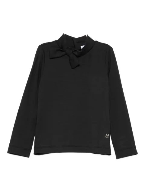 Abel & Lula bow-detail long-sleeve top