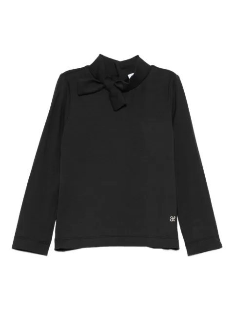 Abel & Lula bow-detail long-sleeve top
