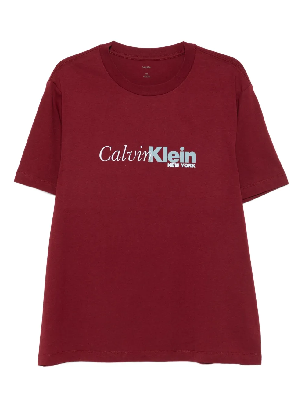 Calvin Klein logo-print T-shirt | Red | Image 1