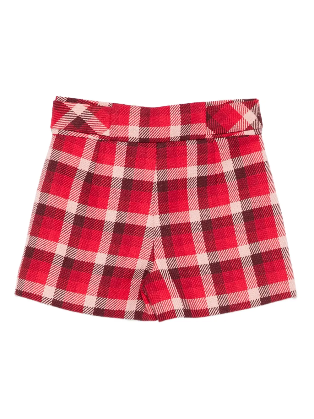 Abel & Lula checked buttoned shorts | Boys Casual Shorts | Image 2