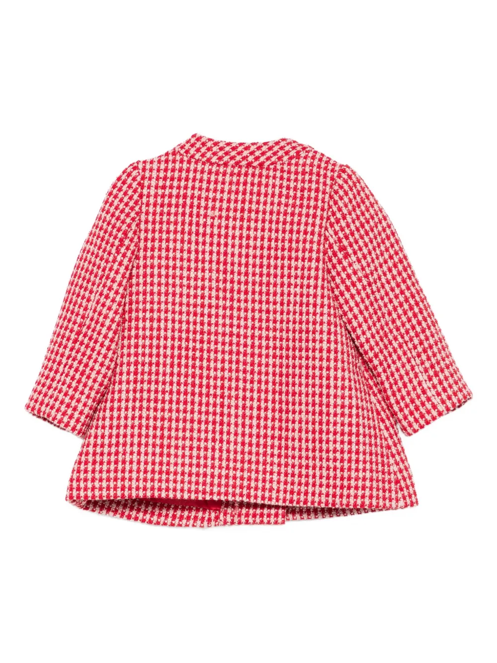 Abel & Lula Ginghan Check-pattern Jacket In Red