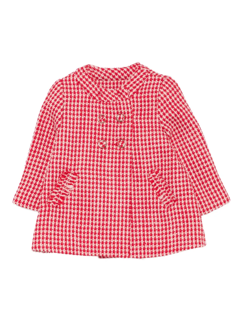 Abel & Lula ginghan check-pattern jacket | Red | Image 1
