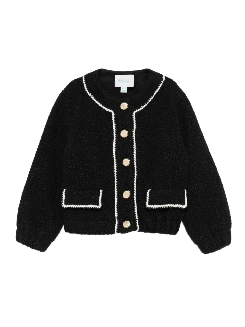 Abel & Lula button-down cardigan | Black | Image 1