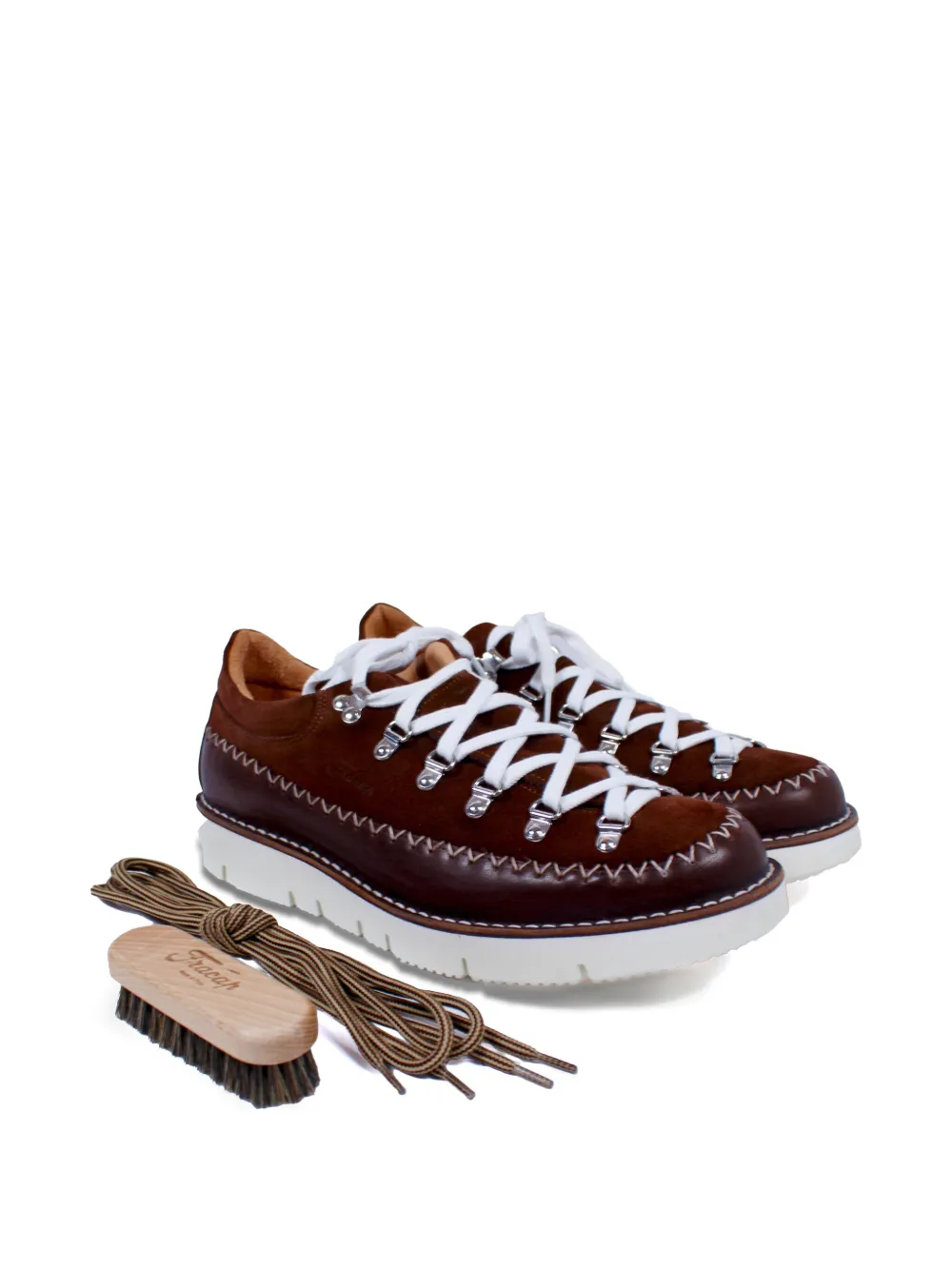 Fracap Indian low-top laarzen Bruin