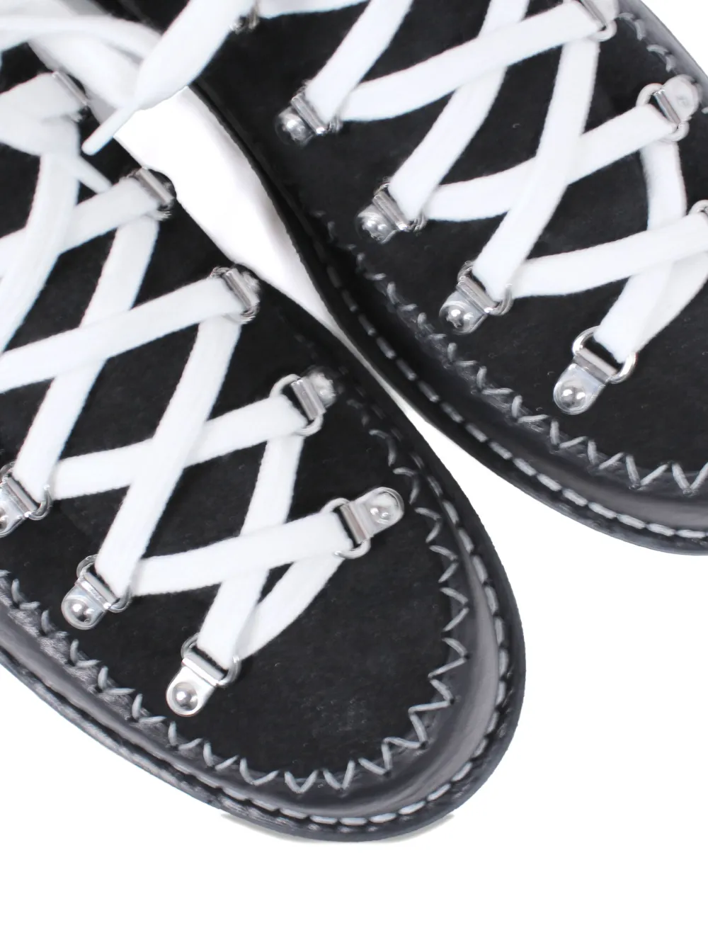 Fracap Indian lace-up low-top boots Black